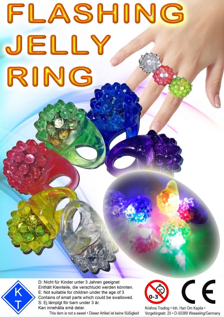 LED Jelly Ring [TL910] Kaugummiautomaten & Warenautomaten Großhandel